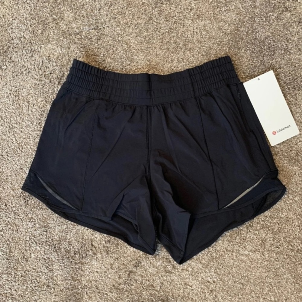 Lululemon hotty hot HR shorts, 4” inseam, size 4